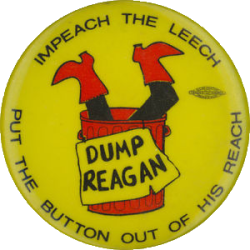 impeach reagan button